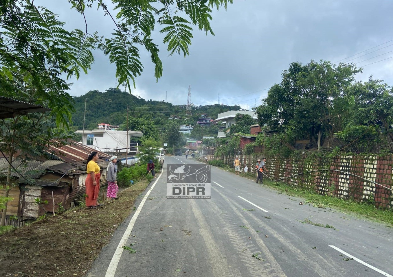 MASS SOCIAL WORK CONDUCTED AT CHIEPHOBOZOU TOWN | DIPR Nagaland